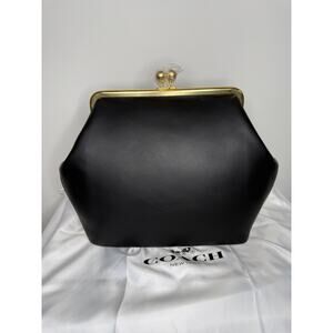 NEW •Coach Large Kisslock Frame Bag •  Collector Favorite
